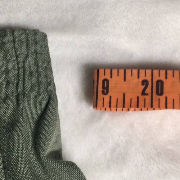 🍎 BRIGGS NEW YORK KHAKI GREEN SLACKS with ELASTIC WAISTBAND - Picture 10 of 16